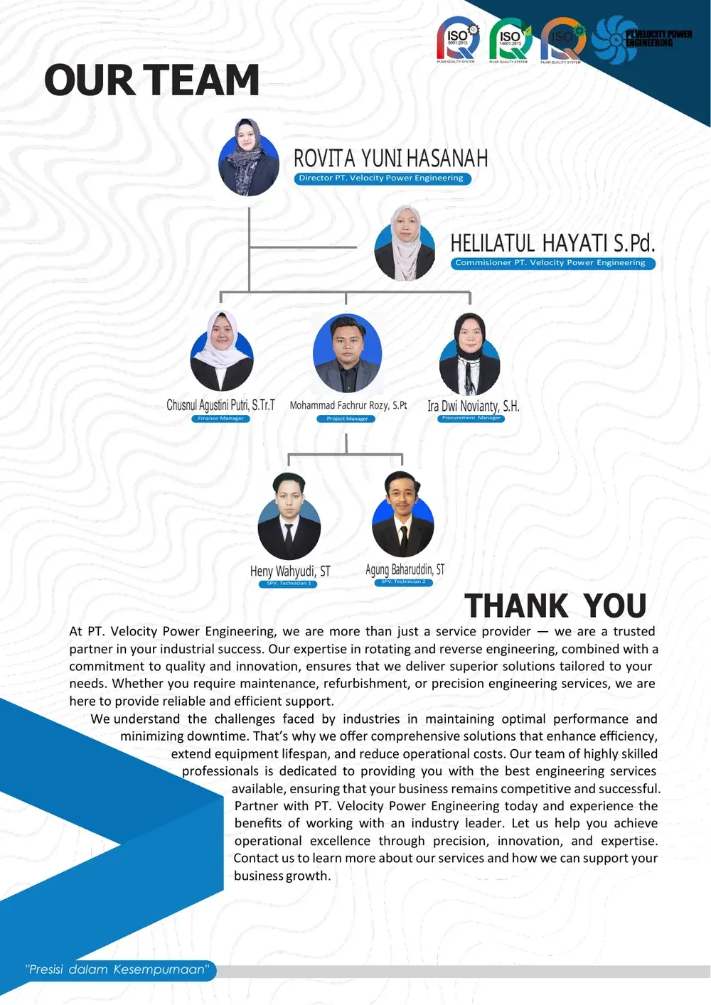 PT Velocity Power Engineering team
